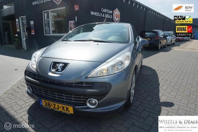 Grijs Gebruikt 2008 Peugeot 207 CC Sport Cabriolet | € 3.695 (Eerlijke prijs) - Afbeelding 1/4