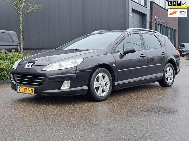 Zwart Occasion 2007 Peugeot 407 Premium Stationwagen | € 900 (Goede deal) - Afbeelding 1/4