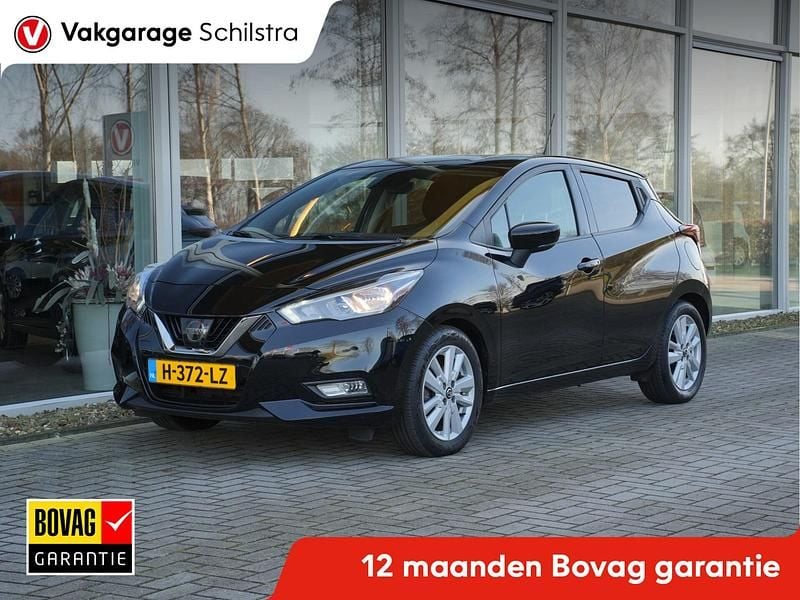 Occasion Nissan Micra N-Connecta 101 PK (74 kW) 2020 Zwart Hatchback