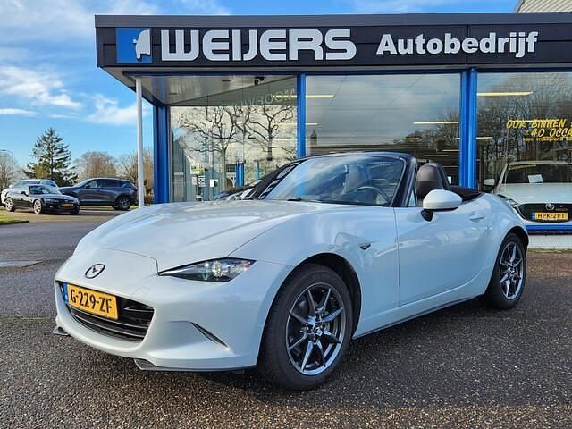 Wit Occasion 2019 Mazda MX5 Cabriolet | € 24.900 (Eerlijke prijs) - Afbeelding 1/4