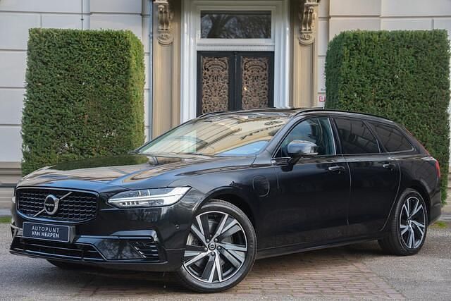 Zwart Gebruikt 2022 Volvo V90 Ultimate Stationwagen | € 46.940 (Eerlijke prijs) - Afbeelding 1/4