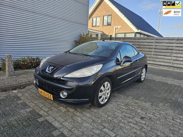 Zwart Gebruikt 2007 Peugeot 207 CC Cabriolet | € 2.250 (Eerlijke prijs) - Afbeelding 1/4