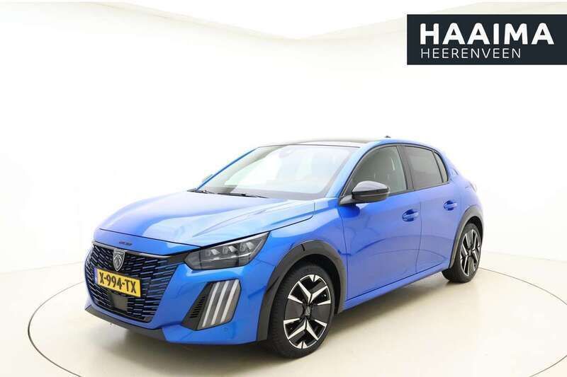 Blauw Gebruikt 2024 Peugeot e-208 GTi Hatchback | € 28.950 - Afbeelding 1/3