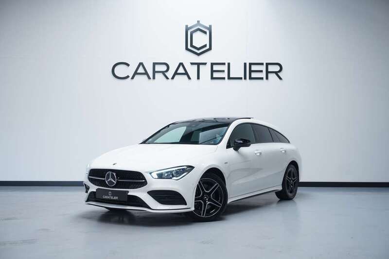 Wit Gebruikt 2022 Mercedes CLA250e AMG Sedan | € 29.500 (Super prijs) - Afbeelding 1/4