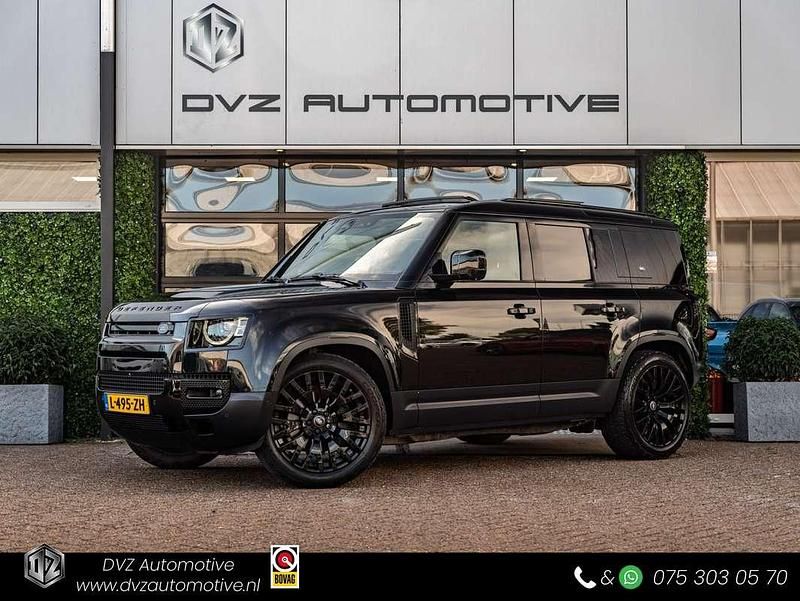 Zwart, metallic lak Gebruikt 2020 Land Rover Defender HSE SUV | € 74.950 (Super prijs) - Afbeelding 1/4