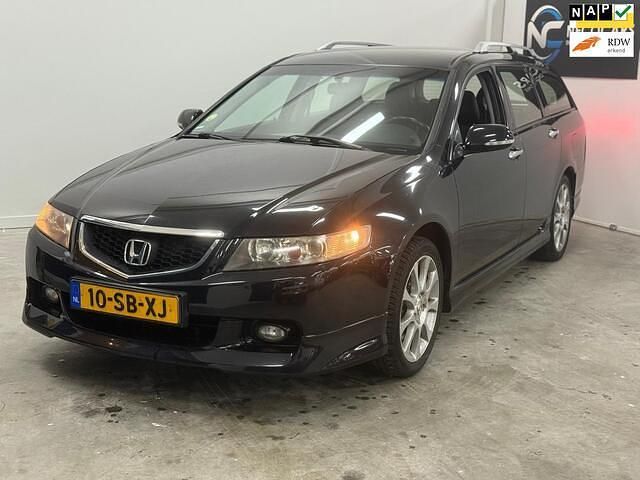 Zwart Gebruikt 2005 Honda Accord Comfort Stationwagen | € 2.499 (Duur) - Afbeelding 1/4
