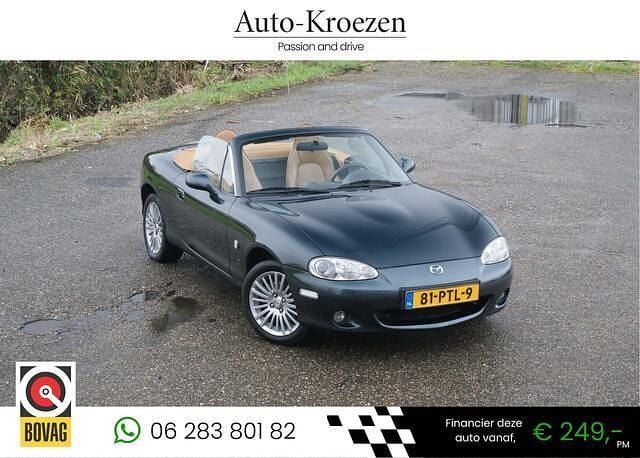 Groen (metallic) Gebruikt 2004 Mazda MX5 Dynamic Cabriolet | € 7.450 (Goede deal) - Afbeelding 1/4