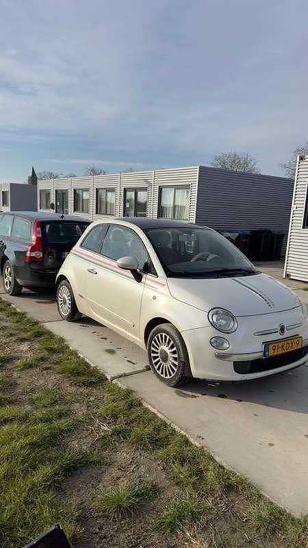 Occasion Fiat 500 Lounge 69 PK (50 kW) 2009 Wit Cabriolet