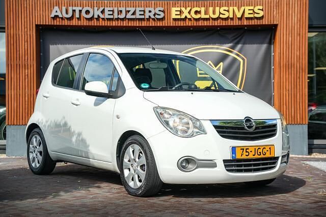 Wit Gebruikt 2009 Opel Agila Enjoy Hatchback | € 3.450 (Eerlijke prijs) - Afbeelding 1/4