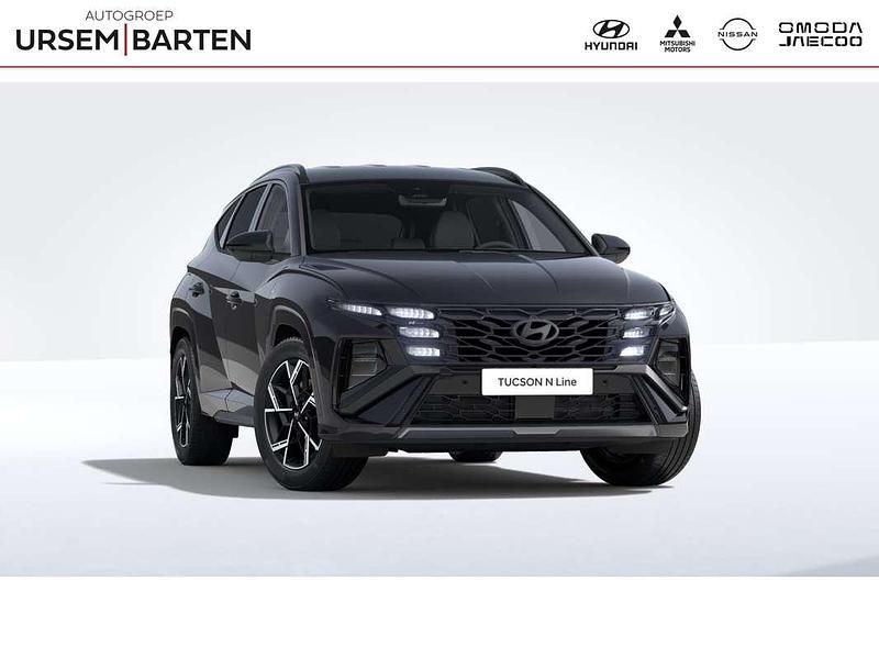 Zwart Nieuw 2025 Hyundai Tucson N Line SUV | € 44.930 (Eerlijke prijs) - Afbeelding 1/4