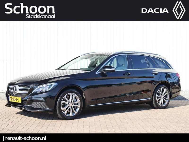 Zwart Gebruikt 2015 Mercedes C350 Edition Stationwagen | € 16.950 (Eerlijke prijs) - Afbeelding 1/4