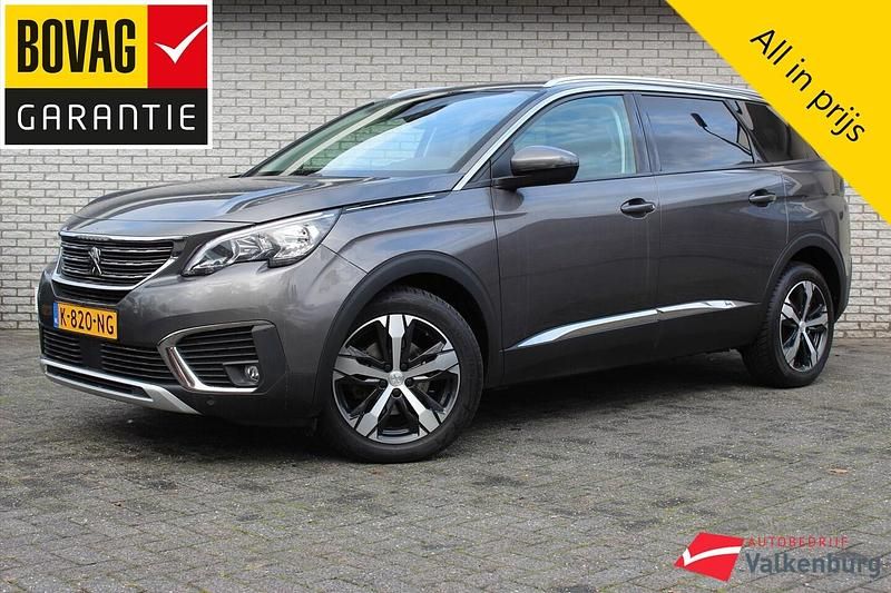 Grijs Gebruikt 2019 Peugeot 5008 Premium SUV | € 18.950 (Eerlijke prijs) - Afbeelding 1/4