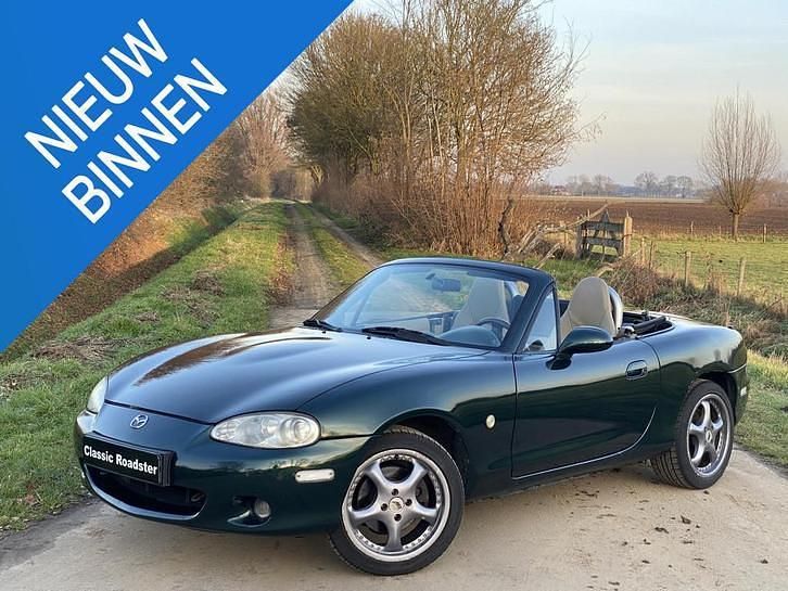 Groen Occasion 2003 Mazda MX5 Cabriolet | € 3.750 (Eerlijke prijs) - Afbeelding 1/4