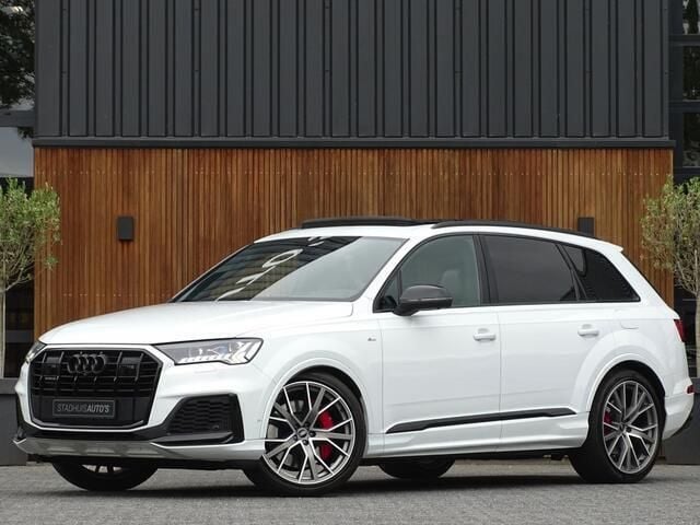 Wit Gebruikt 2021 Audi Q7 Exclusive SUV | € 59.995 (Goede deal) - Afbeelding 1/4