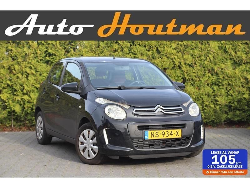 Zwart Gebruikt 2017 Citroën C1 Feel Hatchback | € 6.350 (Goede deal) - Afbeelding 1/4