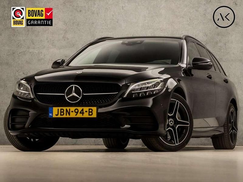 Zwart Gebruikt 2020 Mercedes C300e Business Stationwagen | € 26.945 (Eerlijke prijs) - Afbeelding 1/4