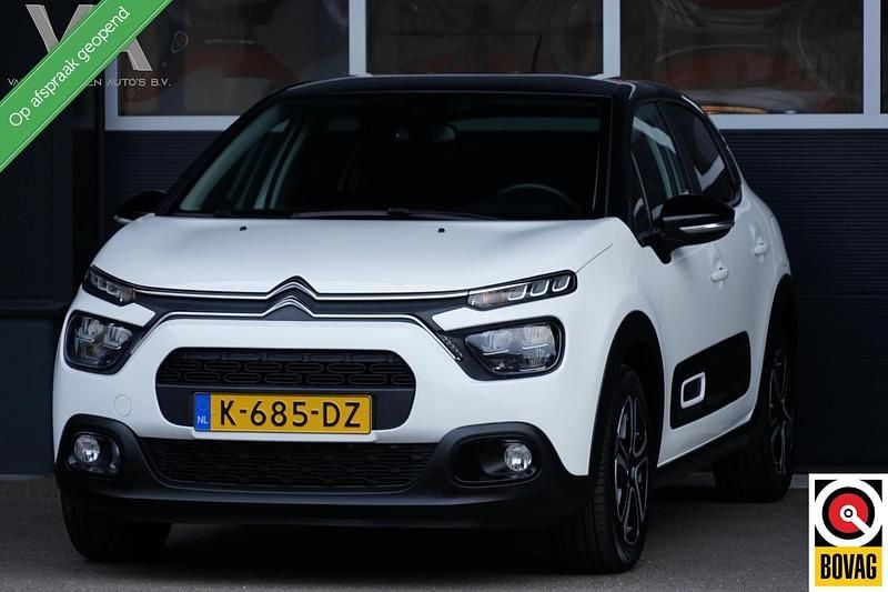Wit Gebruikt 2020 Citroën C3 Feel Hatchback | € 10.950 (Goede deal) - Afbeelding 1/4