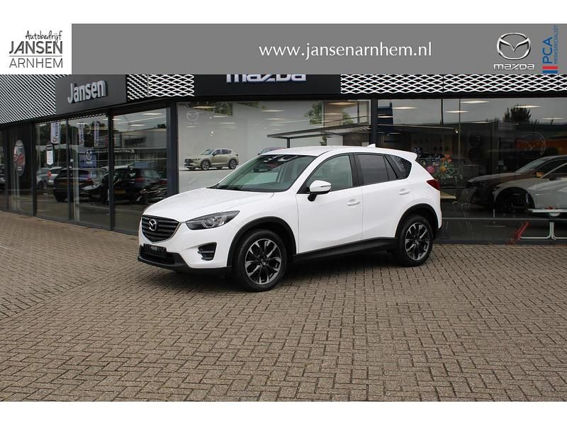Arctic white (a4d) (licht wit) Gebruikt 2017 Mazda CX-5 Nakama SUV | € 20.450 (Eerlijke prijs) - Afbeelding 1/4