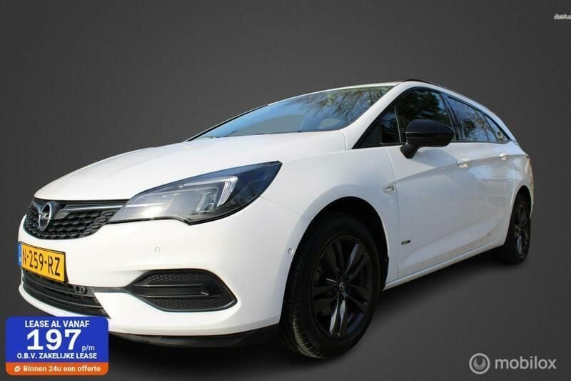 Wit Gebruikt 2021 Opel Astra Business Elegance Stationwagen | € 14.500 (Eerlijke prijs) - Afbeelding 1/4