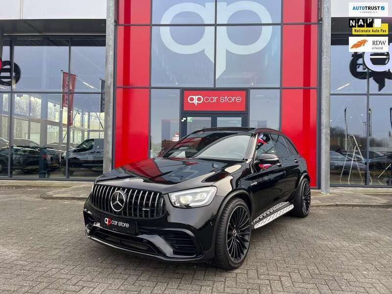 Zwart Gebruikt 2020 Mercedes GLC63 AMG Premium Plus SUV | € 79.999 (Super prijs) - Afbeelding 1/4