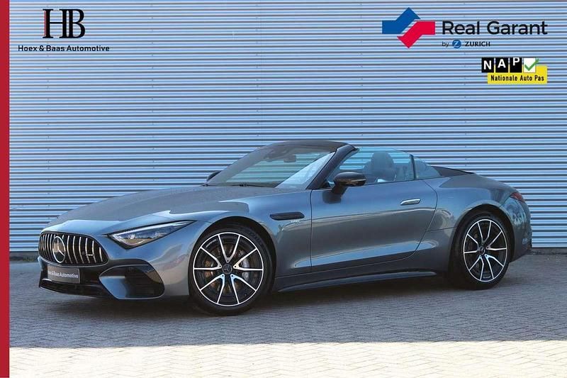 Grijs Gebruikt 2023 Mercedes SL43 AMG Premium Plus Cabriolet | € 119.845 - Afbeelding 1/4