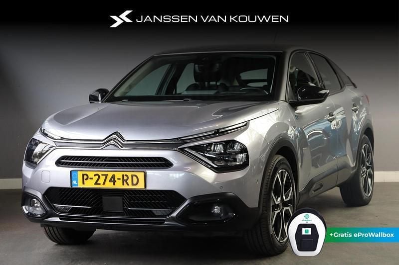 Grijs Gebruikt 2021 Citroën e-C4 Shine SUV | € 16.845 (Eerlijke prijs) - Afbeelding 1/4