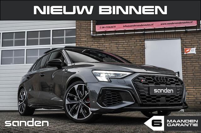 Grijs Gebruikt 2021 Audi S3 Sportback Basis Hatchback | € 44.900 (Eerlijke prijs) - Afbeelding 1/4