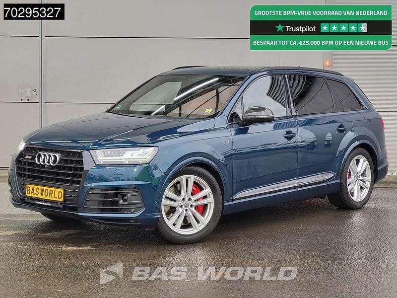 Blauw Gebruikt 2018 Audi SQ7 SUV | € 43.630 (Eerlijke prijs) - Afbeelding 1/3