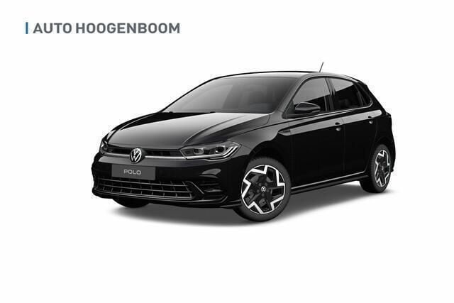 Zwart Nieuw 2025 VW Polo R-line Edition Hatchback | € 35.450 - Afbeelding 1/3