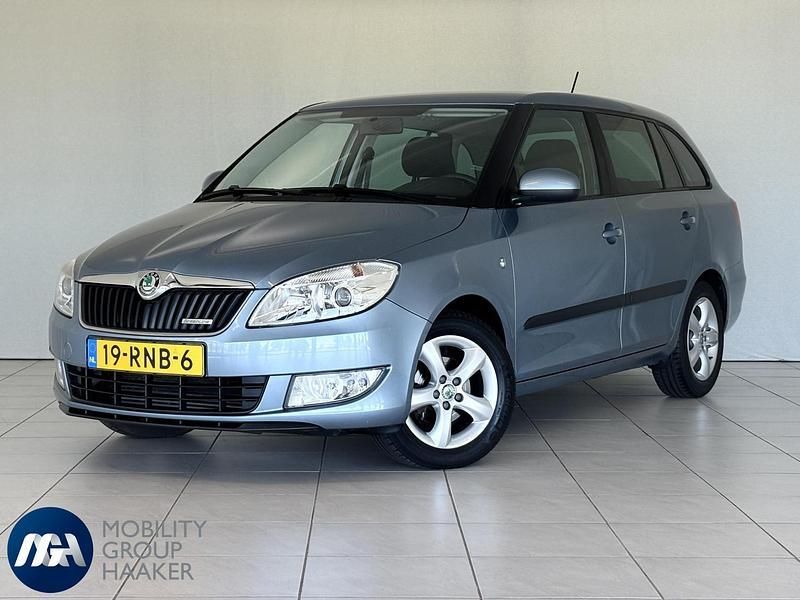 Blauw Gebruikt 2011 Skoda Fabia GreenLine Stationwagen | € 6.900 - Afbeelding 1/4