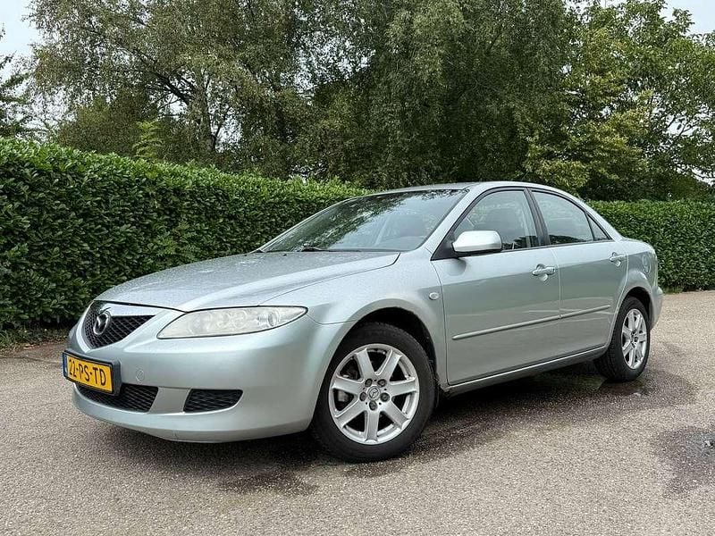 Grijs, metallic lak Gebruikt 2004 Mazda 6 Exclusive Sedan | € 988 (Super prijs) - Afbeelding 1/4