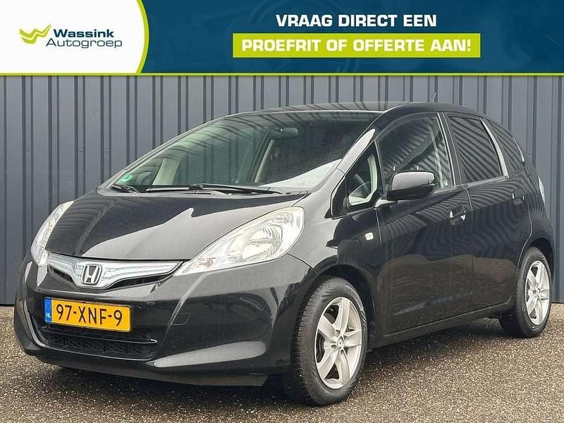Zwart Occasion 2012 Honda Jazz Hybrid Hatchback | € 9.790 (Eerlijke prijs) - Afbeelding 1/4