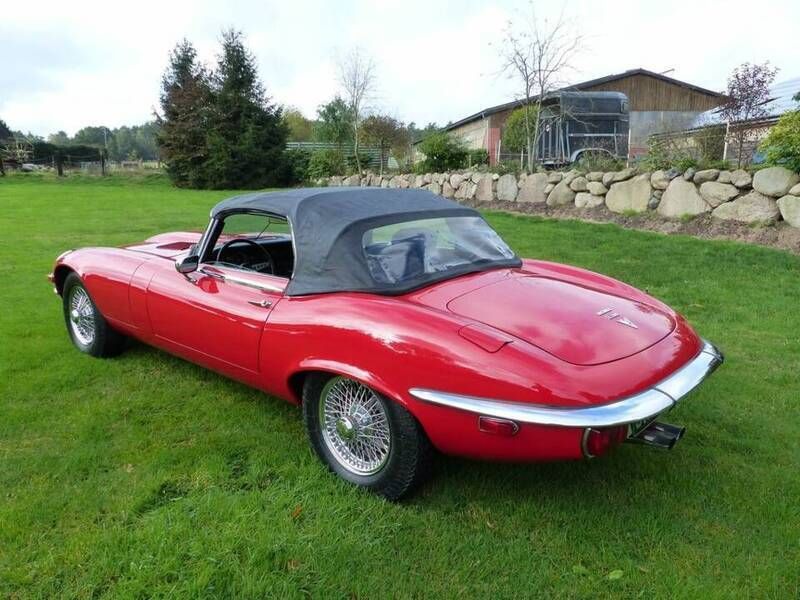 Occasion Jaguar E-Type 276 PK (202 kW) 1974 Rood Cabriolet