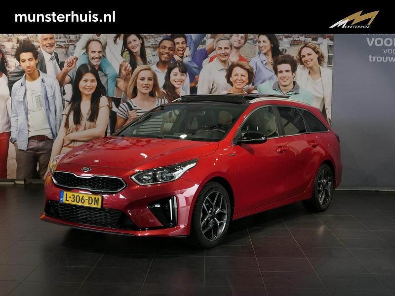 Rood Gebruikt 2021 Kia Ceed GT-Line Stationwagen | € 21.695 (Duur) - Afbeelding 1/4