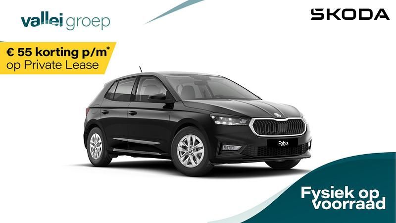 Zwart Nieuw 2024 Skoda Fabia Selection Hatchback | € 24.990 (Eerlijke prijs) - Afbeelding 1/4