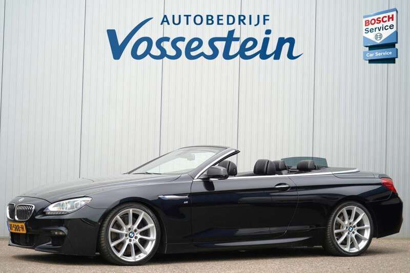 Zwart, metallic lak Gebruikt 2012 BMW 650 Cabriolet Executive Cabriolet | € 32.900 - Afbeelding 1/4