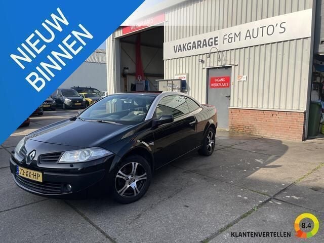 Zwart Occasion 2007 Renault Mégane Cabriolet Exception Cabriolet | € 3.950 (Eerlijke prijs) - Afbeelding 1/4