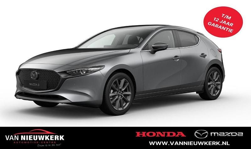 Nieuw Mazda 3 Exclusive-Line 2025 Grijs SUV