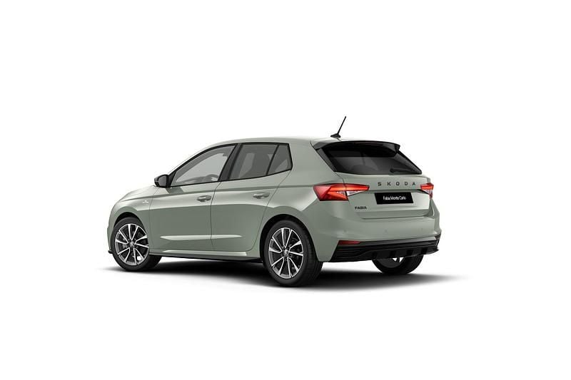 Nieuw Skoda Fabia Monte Carlo 2026 Timiano green Hatchback