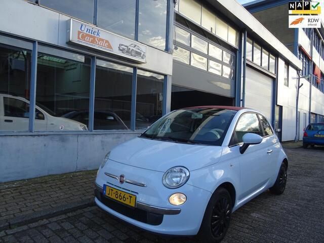 Blauw Gebruikt 2009 Fiat 500C Pop Cabriolet | € 5.950 (Duur) - Afbeelding 1/4