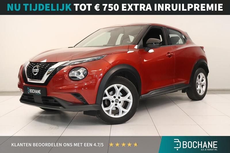 Rood Gebruikt 2020 Nissan Juke Acenta SUV | € 16.195 (Eerlijke prijs) - Afbeelding 1/4