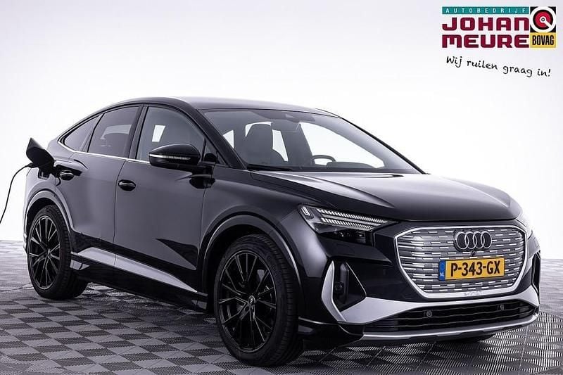Zwart Gebruikt 2022 Audi Q4 Sportback e-tron Basis SUV | € 36.990 (Super prijs) - Afbeelding 1/4