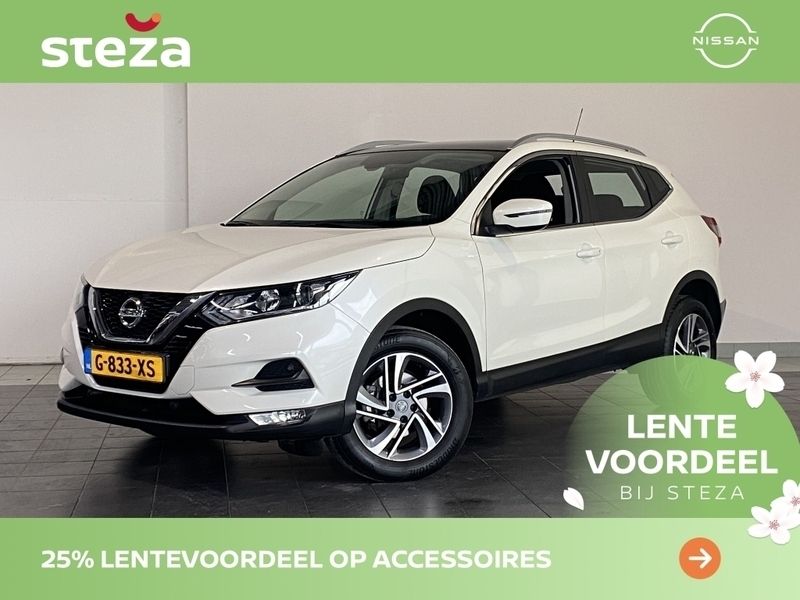 Wit Gebruikt 2019 Nissan Qashqai Acenta SUV | € 18.449 (Eerlijke prijs) - Afbeelding 1/4
