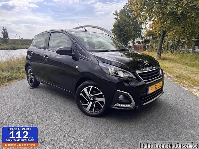 Zwart Gebruikt 2020 Peugeot 108 Allure Hatchback | € 7.999 (Goede deal) - Afbeelding 1/4