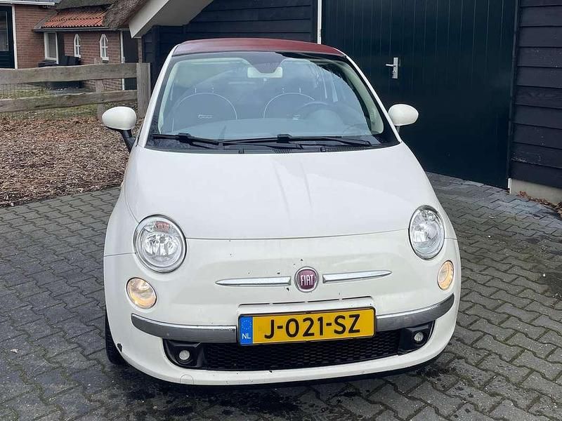 Occasion Fiat 500 Lounge 69 PK (50 kW) 2014 Wit Cabriolet