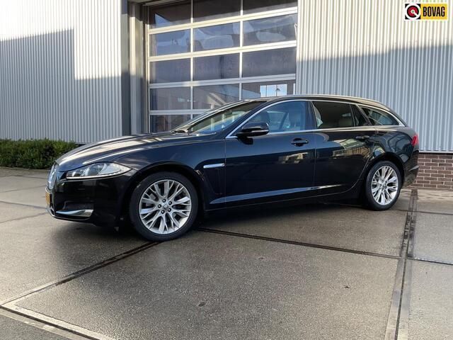 Zwart Gebruikt 2013 Jaguar XF Sportbrake Business Edition Stationwagen | € 13.900 - Afbeelding 1/4