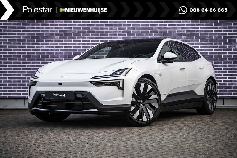 Wit Nieuw 2025 Polestar 4 Plus SUV | € 60.899 - Afbeelding 1/4