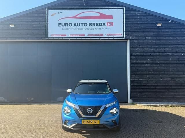 Blauw Occasion 2020 Nissan Juke N-Connecta SUV | € 14.450 (Super prijs) - Afbeelding 1/4