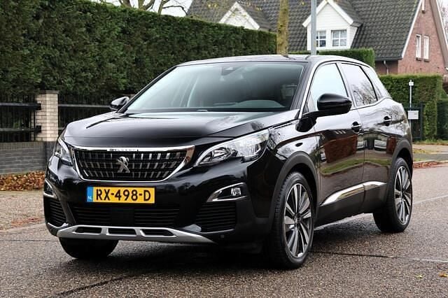 Zwart Gebruikt 2018 Peugeot 3008 Allure SUV | € 13.995 (Eerlijke prijs) - Afbeelding 1/4