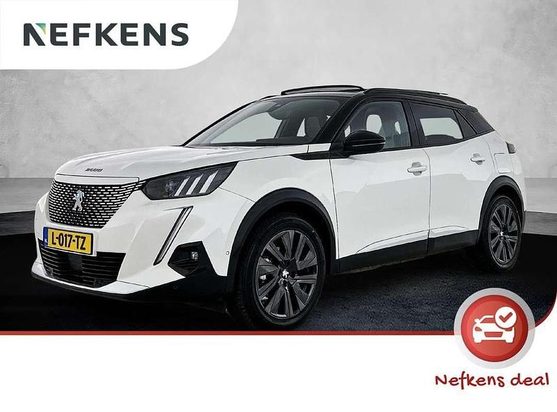 Wit Gebruikt 2021 Peugeot e-2008 GT SUV | € 17.425 (Eerlijke prijs) - Afbeelding 1/3